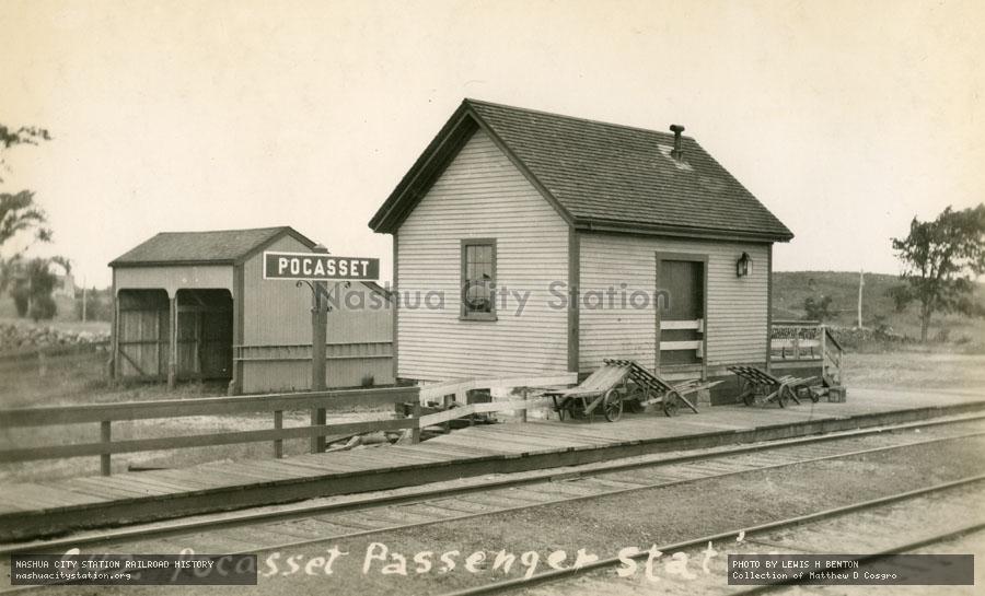Postcard: Pocasset Passenger Station